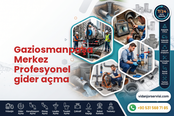Gaziosmanpaşa Merkez Profesyonel gider açma