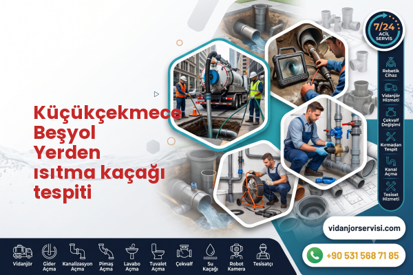 Küçükçekmece Beşyol Yerden ısıtma kaçağı tespiti