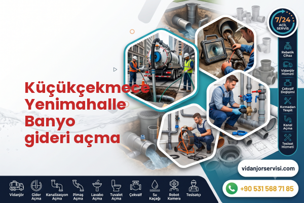 Küçükçekmece Yenimahalle Banyo gideri açma