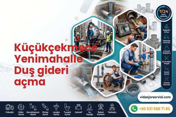 Küçükçekmece Yenimahalle Duş gideri açma