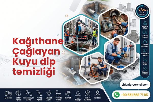Kağıthane Çağlayan Kuyu dip temizliği
