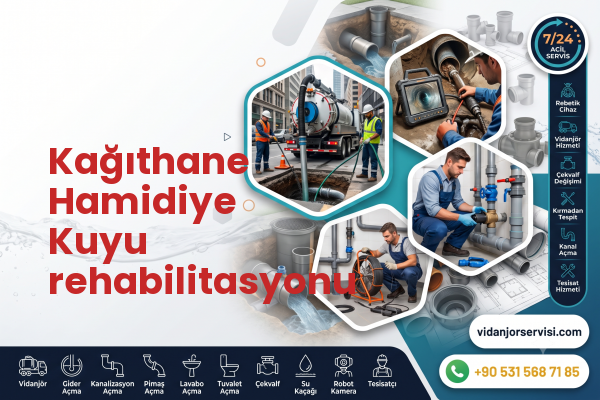 Kağıthane Hamidiye Kuyu rehabilitasyonu