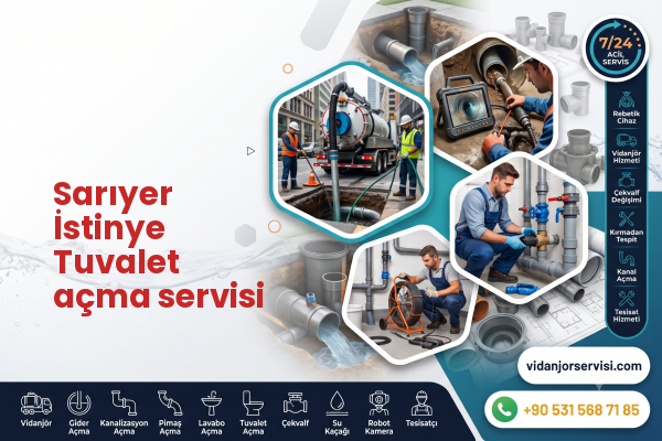 Sarıyer İstinye Tuvalet açma servisi
