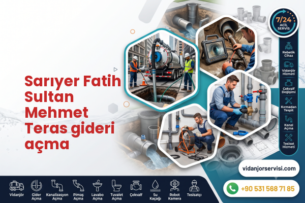 Sarıyer Fatih Sultan Mehmet Teras gideri açma