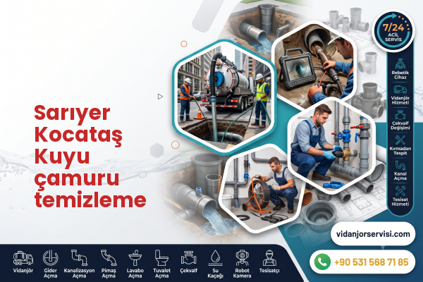 Sarıyer Kocataş Kuyu çamuru temizleme