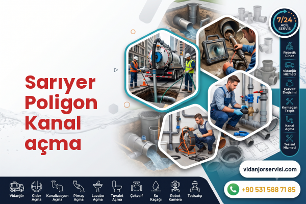 Sarıyer Poligon Kanal açma
