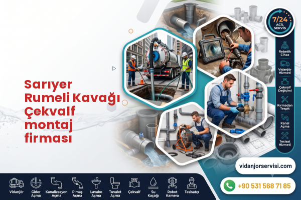 Sarıyer Rumeli Kavağı Çekvalf montaj firması