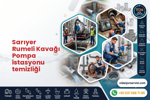 Sarıyer Rumeli Kavağı Pompa istasyonu temizliği
