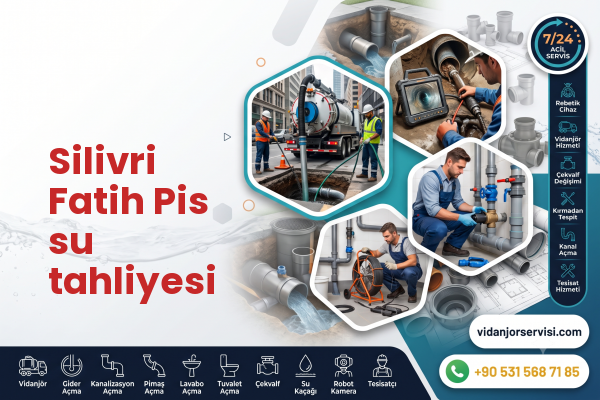 Silivri Fatih Pis su tahliyesi