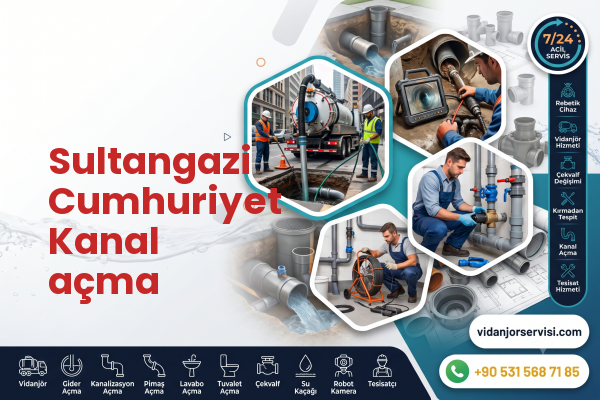 Sultangazi Cumhuriyet Kanal açma