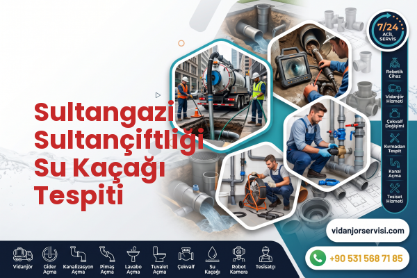 Sultangazi Sultançiftliği Su Kaçağı Tespiti