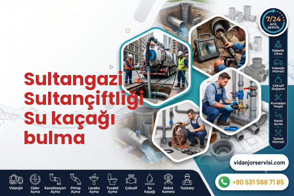 Sultangazi Sultançiftliği Su kaçağı bulma