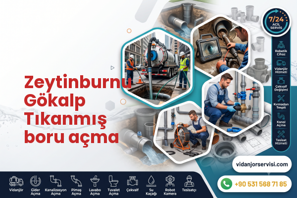 Zeytinburnu Gökalp Tıkanmış boru açma